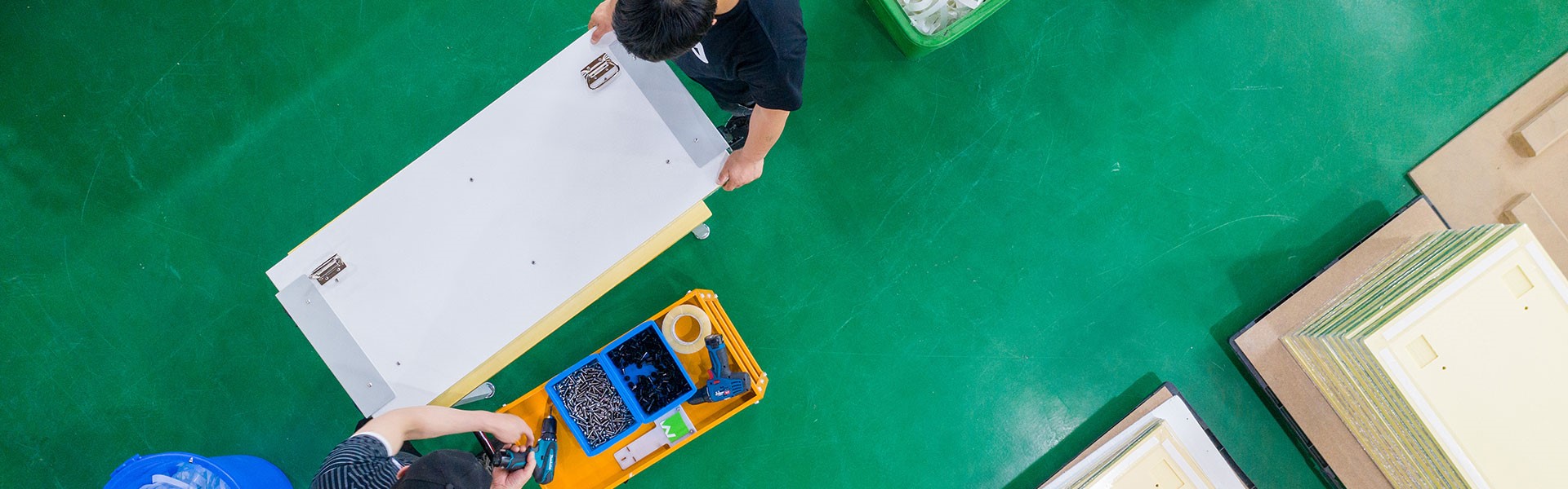 Employee Working In Cynegy Warehouse